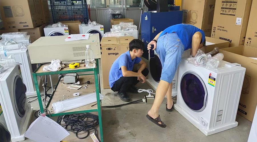 驗貨省心省力！澳洲omega客戶稱贊衣物烘干機代工質(zhì)量高