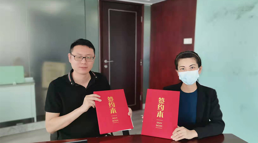 祝賀！金環(huán)電器與寧波某品牌電商客戶(hù)再次合作，簽約成功！