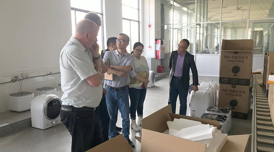 搶訂單 拼合同！金環(huán)電器積極推進滾筒衣服烘干機訂單增長